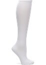 Compression Sock Wide Calf in Solid White